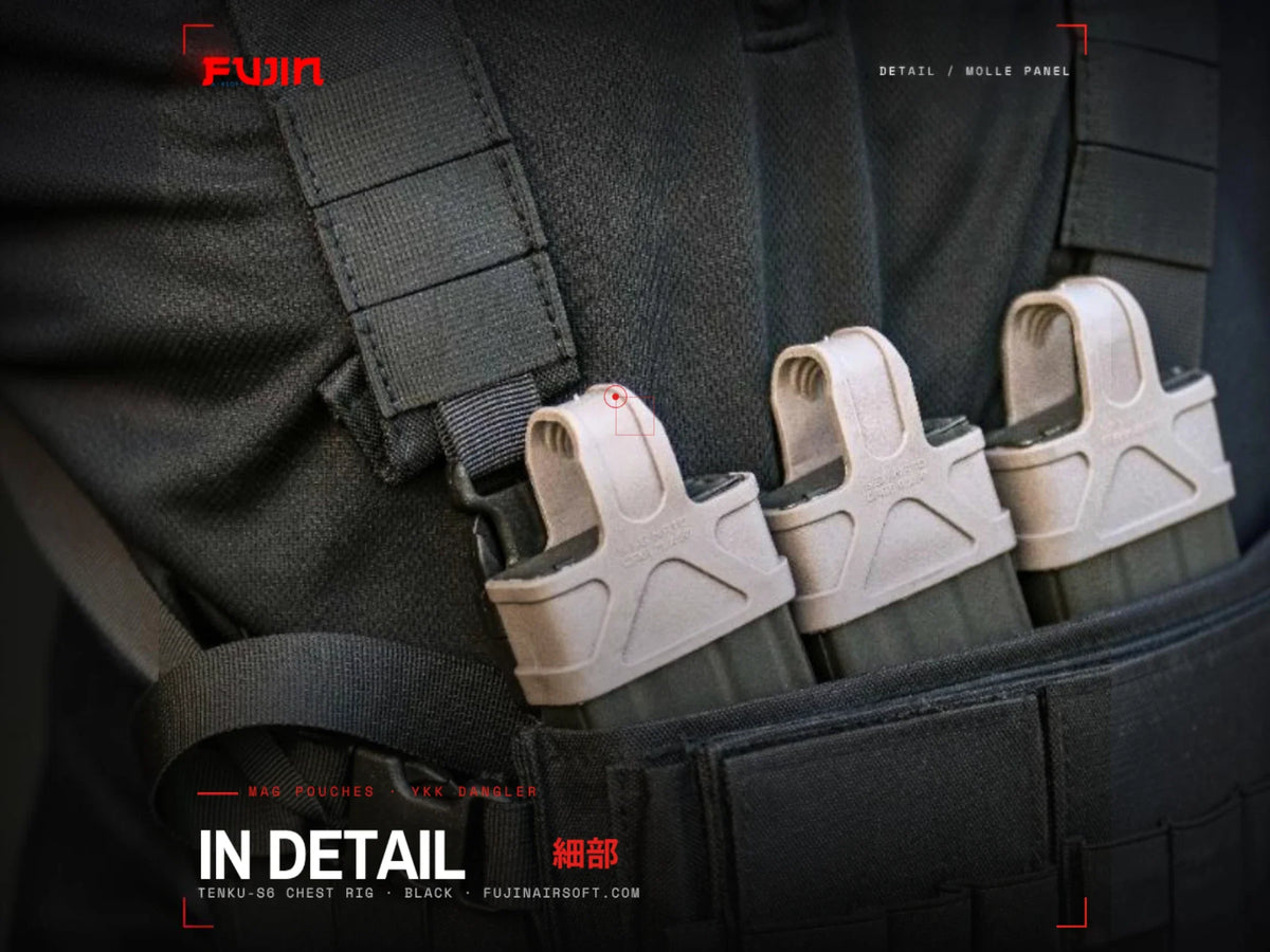 Fujin TENKU-S6 Six-Mag Chest Rig — view 13