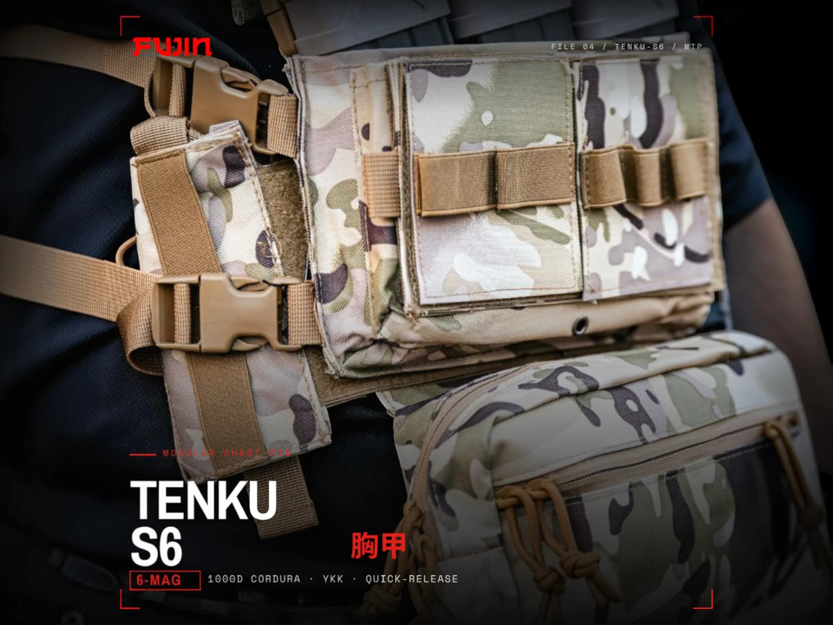 Fujin TENKU-S6 Six-Mag Chest Rig — view 14
