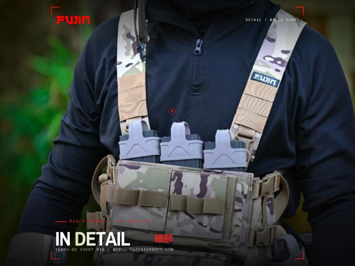 Fujin TENKU-S6 Six-Mag Chest Rig — view 15