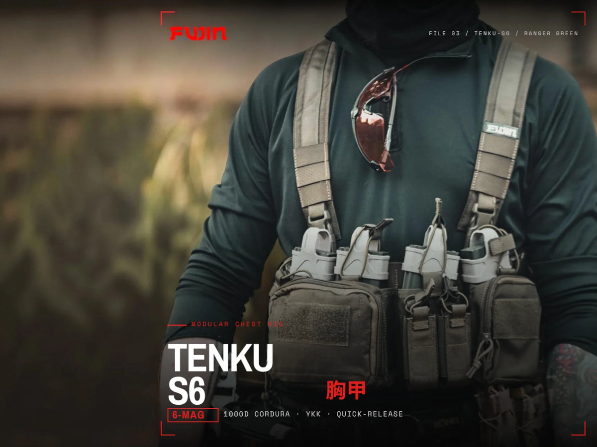 Fujin TENKU-S6 Six-Mag Chest Rig — view 4