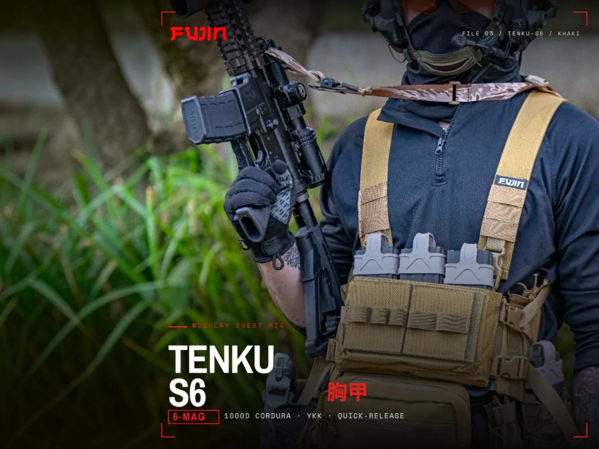 Fujin TENKU-S6 Six-Mag Chest Rig — view 5
