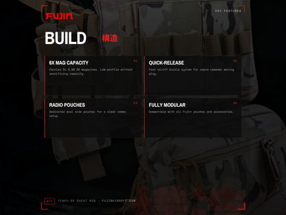Fujin TENKU-S6 Six-Mag Chest Rig — view 7