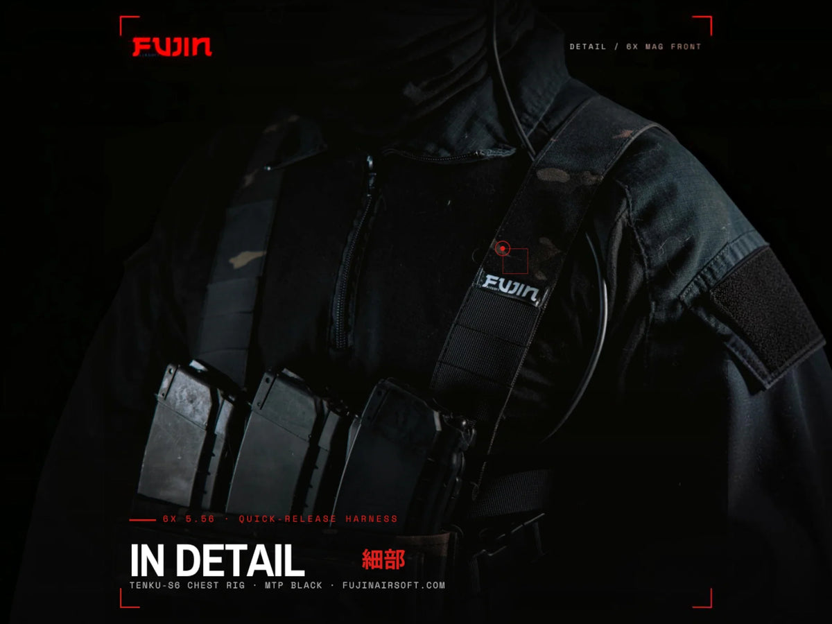 Fujin TENKU-S6 Six-Mag Chest Rig — view 8