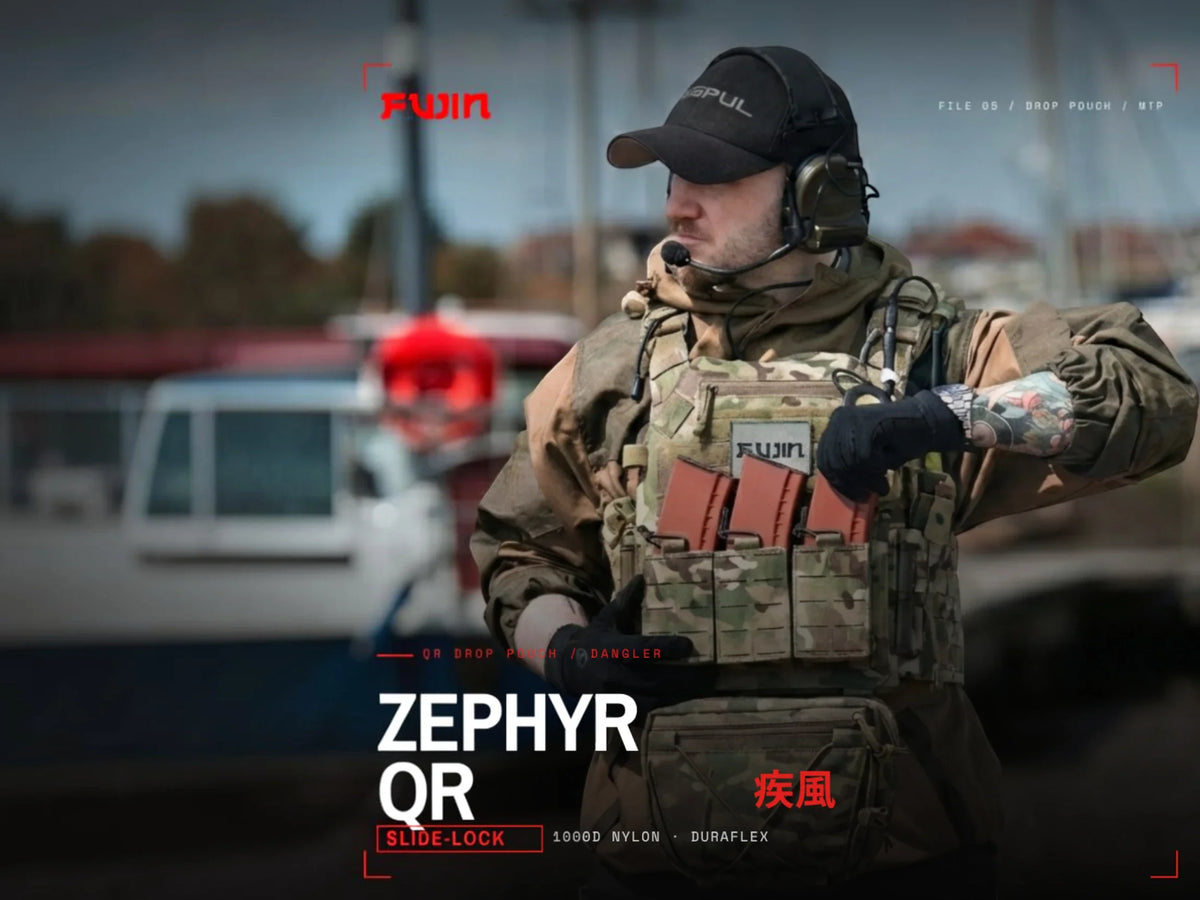 Fujin Zephyr QR Drop Pouch, One-Handed