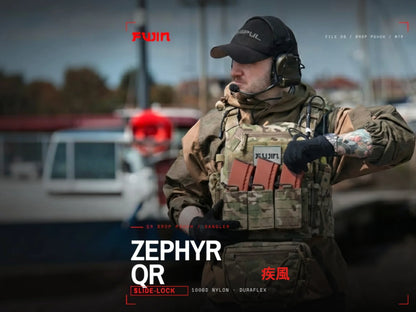 Fujin Zephyr QR Drop Pouch, One-Handed