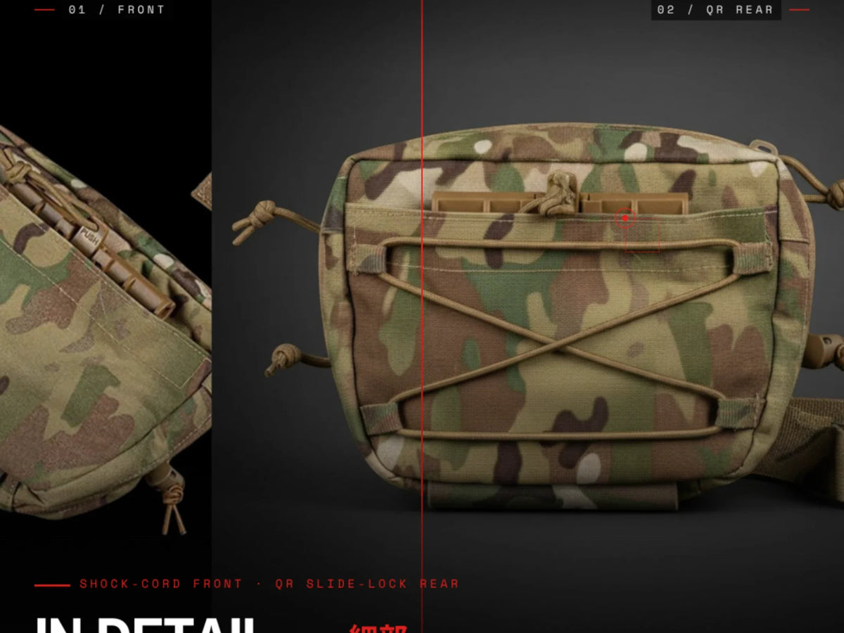 Fujin Zephyr QR Drop Pouch, One-Handed — view 3