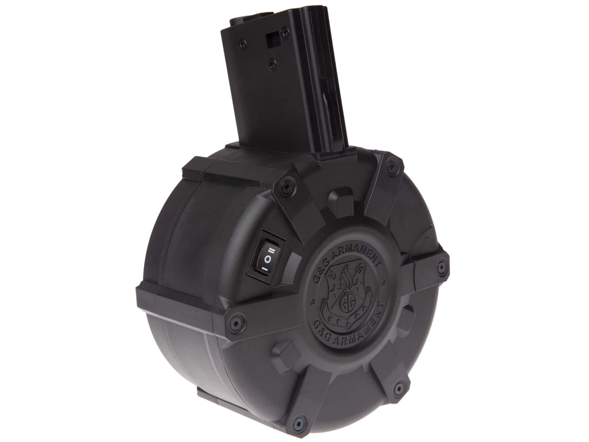 G&G 2300R Auto Winding Drum Mag for M4/M16 With Battery Titan