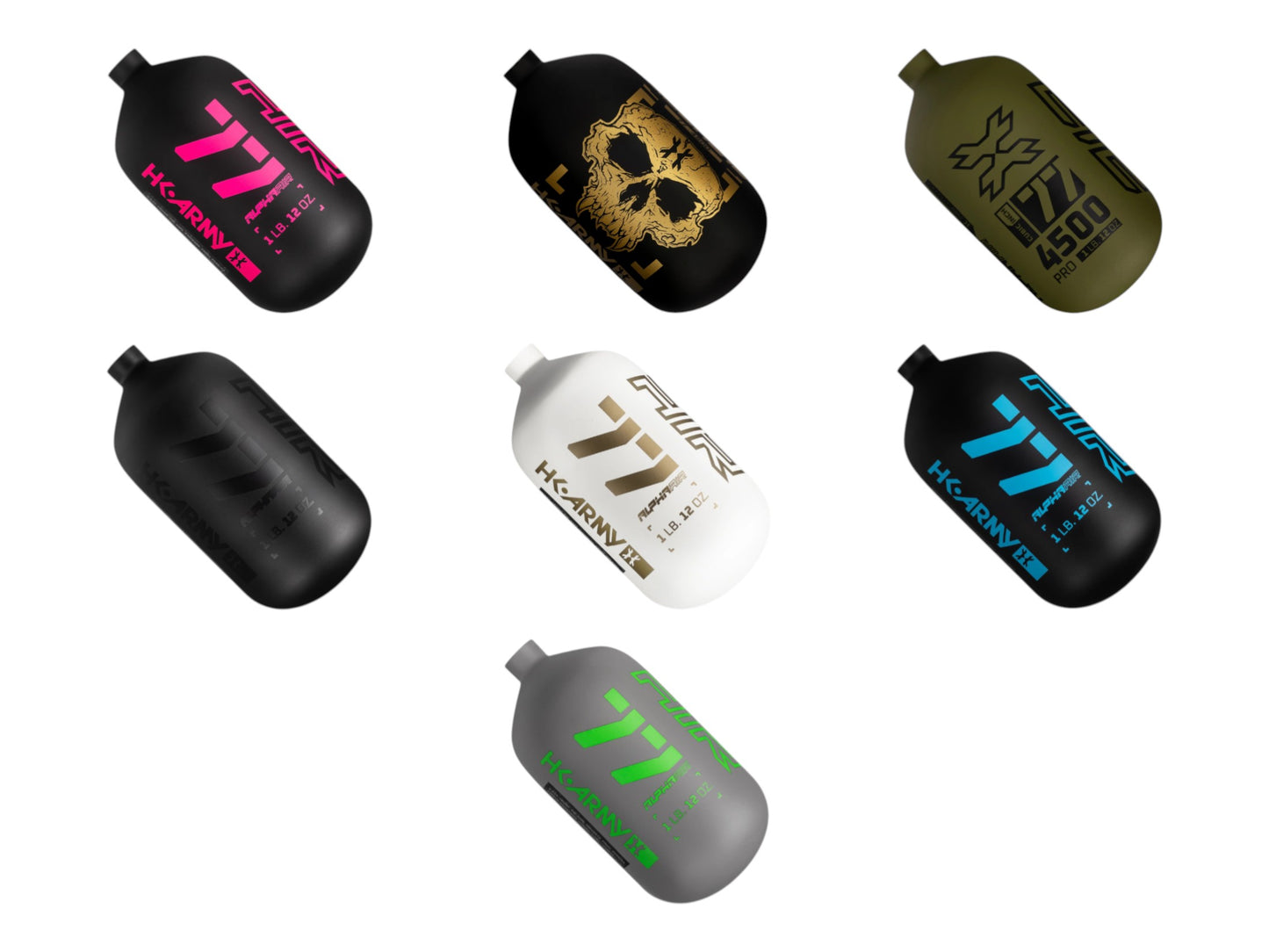 HK Army Alpha Air Tank 77ci / 1.26L — Carbon Fibre HPA Tank (4500psi)