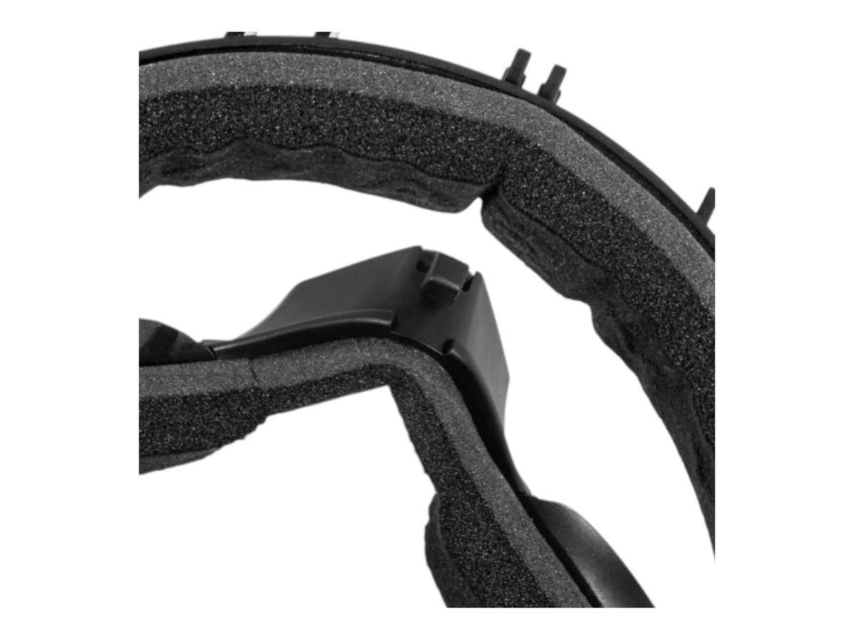 Close view of the layered face foam inside the HK Army RMX goggle frame