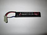 VapexTech 7.4V 1300mAh 25C/50C LiPo Block Battery (101mm long)