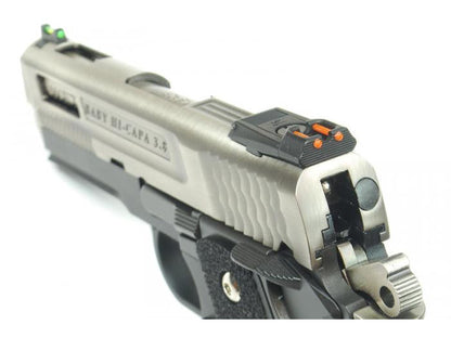 Hi-Capa 3.8 Force (waved groove)Semi / Full Auto Silver Model