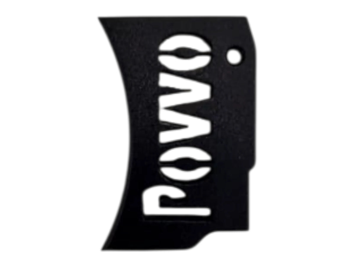 Kross Airsoft Design Hi-Capa trigger shoe, curved face with the Povvo cut-out, in black