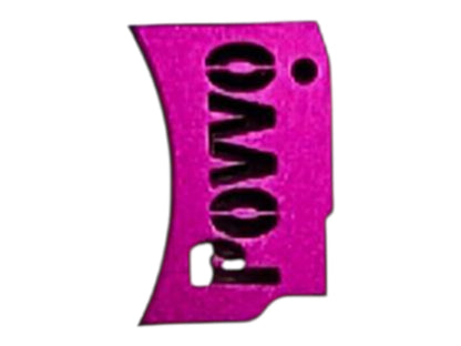 Kross Airsoft Design Hi-Capa trigger shoe, curved face with the Povvo cut-out, in purple