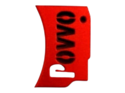 Kross Airsoft Design Hi-Capa trigger shoe, curved face with the Povvo cut-out, in red