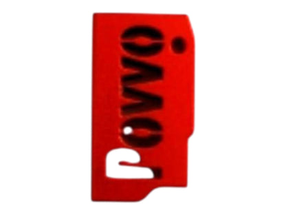 Kross Airsoft Design Hi-Capa trigger shoe, straight face with the Povvo cut-out, in red