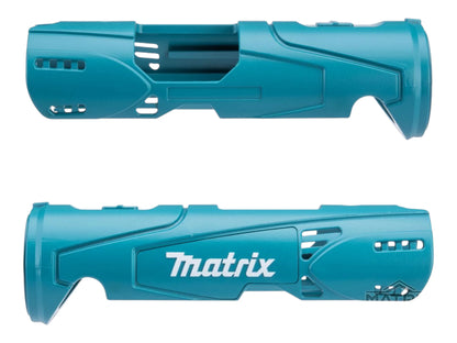 Blue Matrix Drill outer shroud halves for the AAP-01 conversion kit