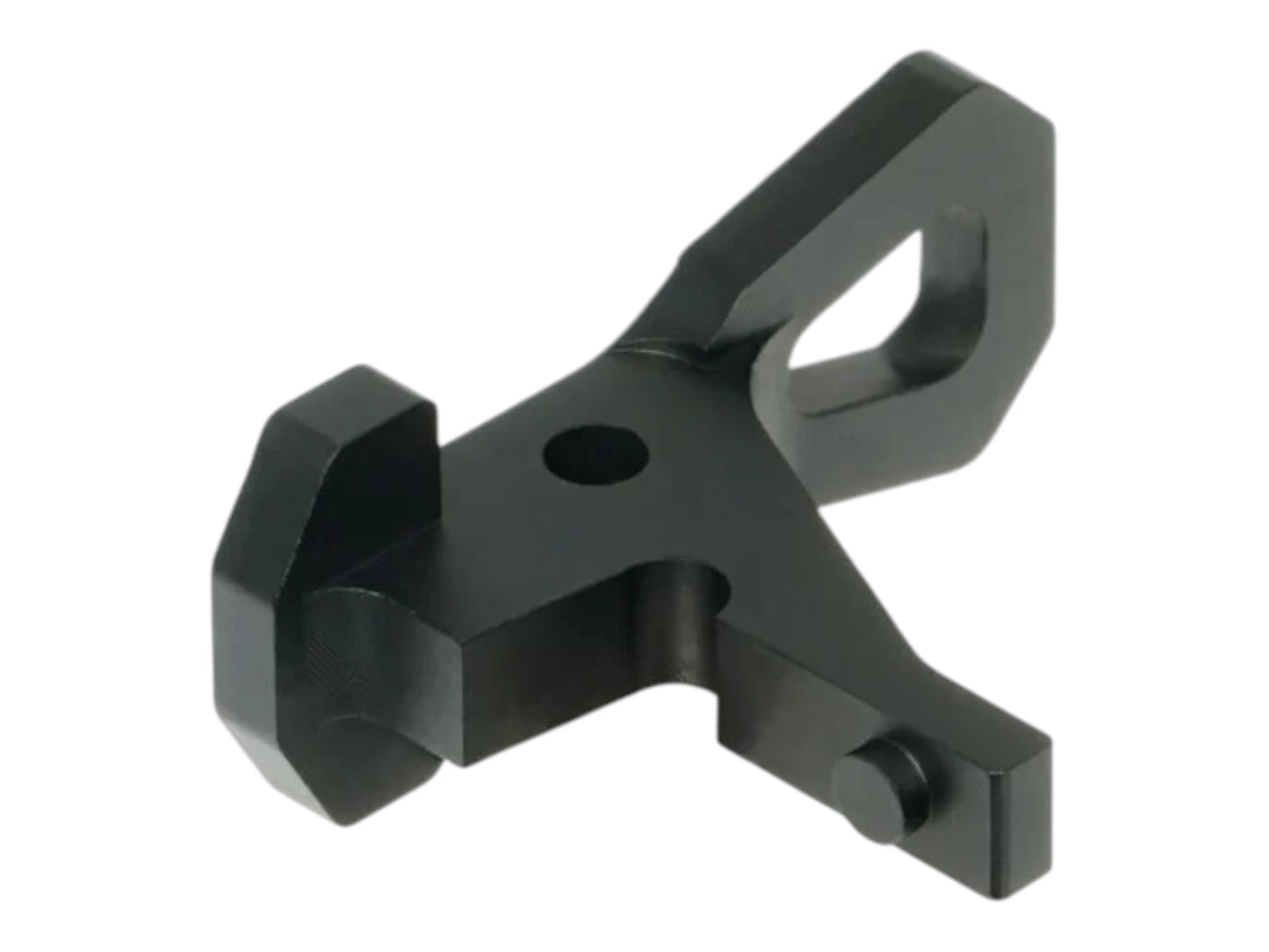 Maxx Style A enhanced bolt catch viewed from the rear, showing the mounting boss