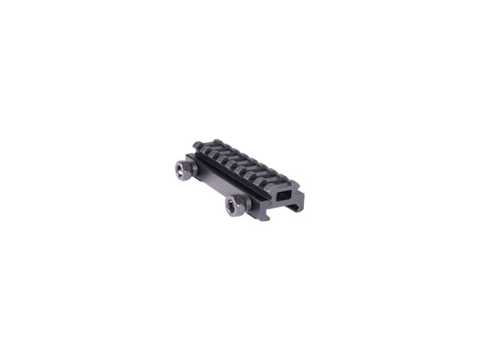 NUPROL RIS Rail Riser - 1/2 Inch 8 Slot - Black