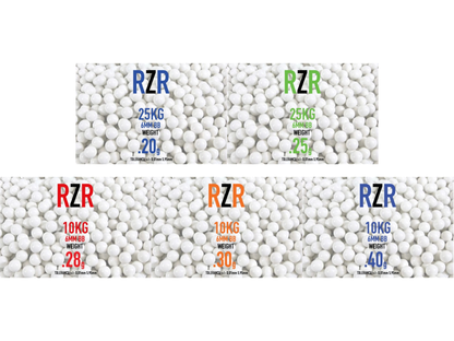 RZR Bulk Airsoft BBs — 10kg & 25kg Sacks