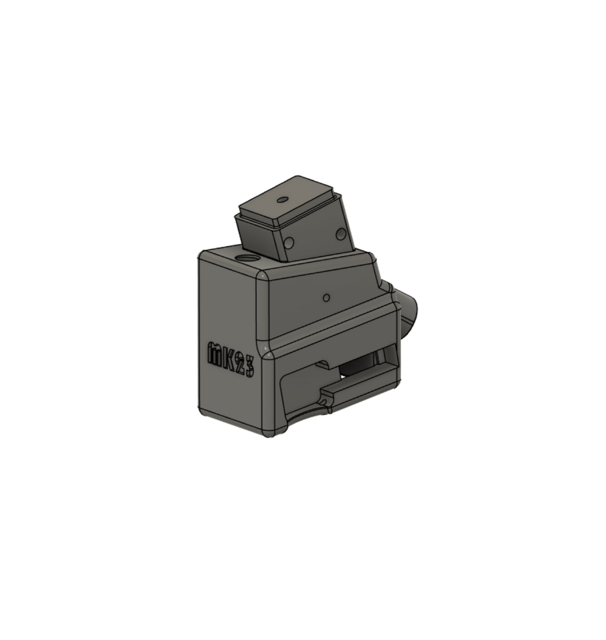 Kross Airsoft Design MK23 / SSX23 HPA MP5 Magazine Adapter