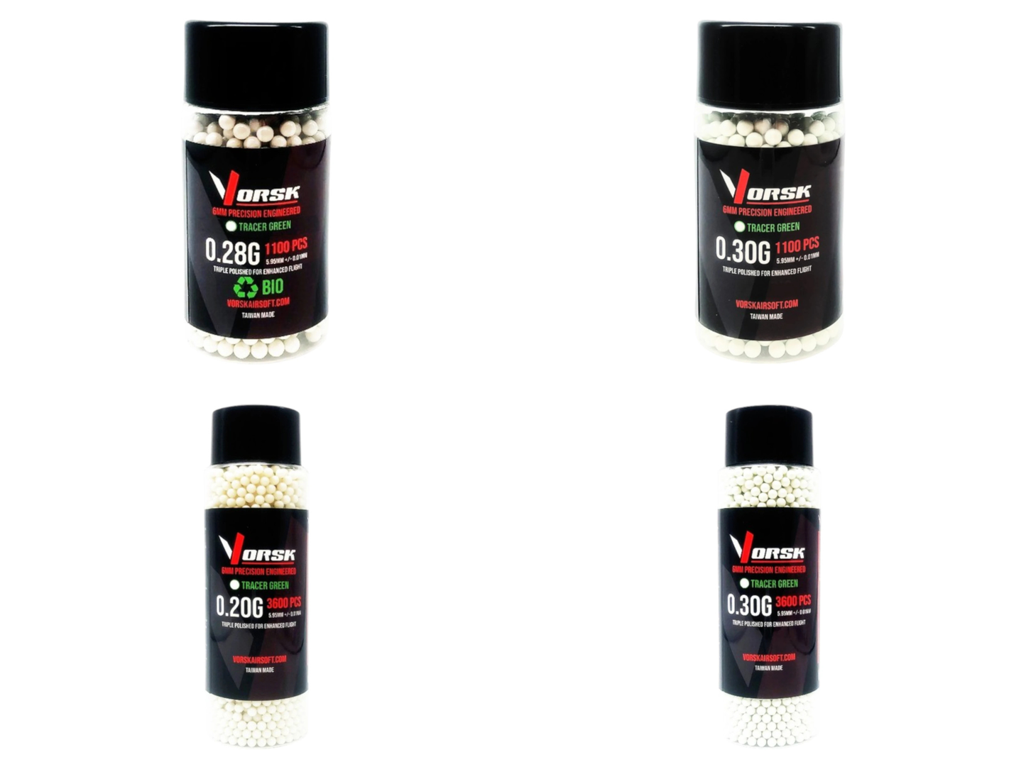 Vorsk Tracer Airsoft BBs — Standard