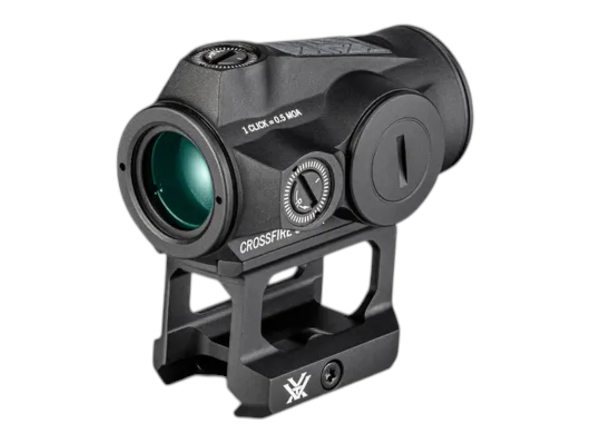 Vortex Crossfire II Solar Red Dot — 2 MOA, Black or Tan