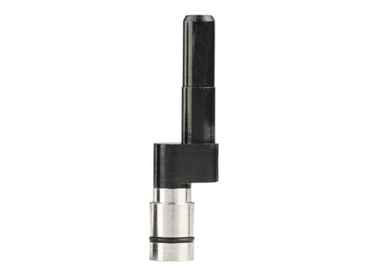 Wolverine HYDRA Gen 2 air nozzle, with a black offset block mounted on a polished metal base