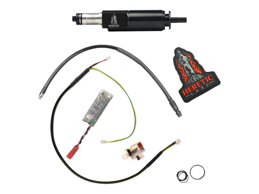 Wolverine INFERNO Gen 2 Heretic Edition engine with wiring loom, FCU board, spare o-rings and a Heretic Labs patch