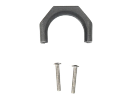 Wolverine MTW AK engine retention clip, a grey U-shaped clip photographed on white