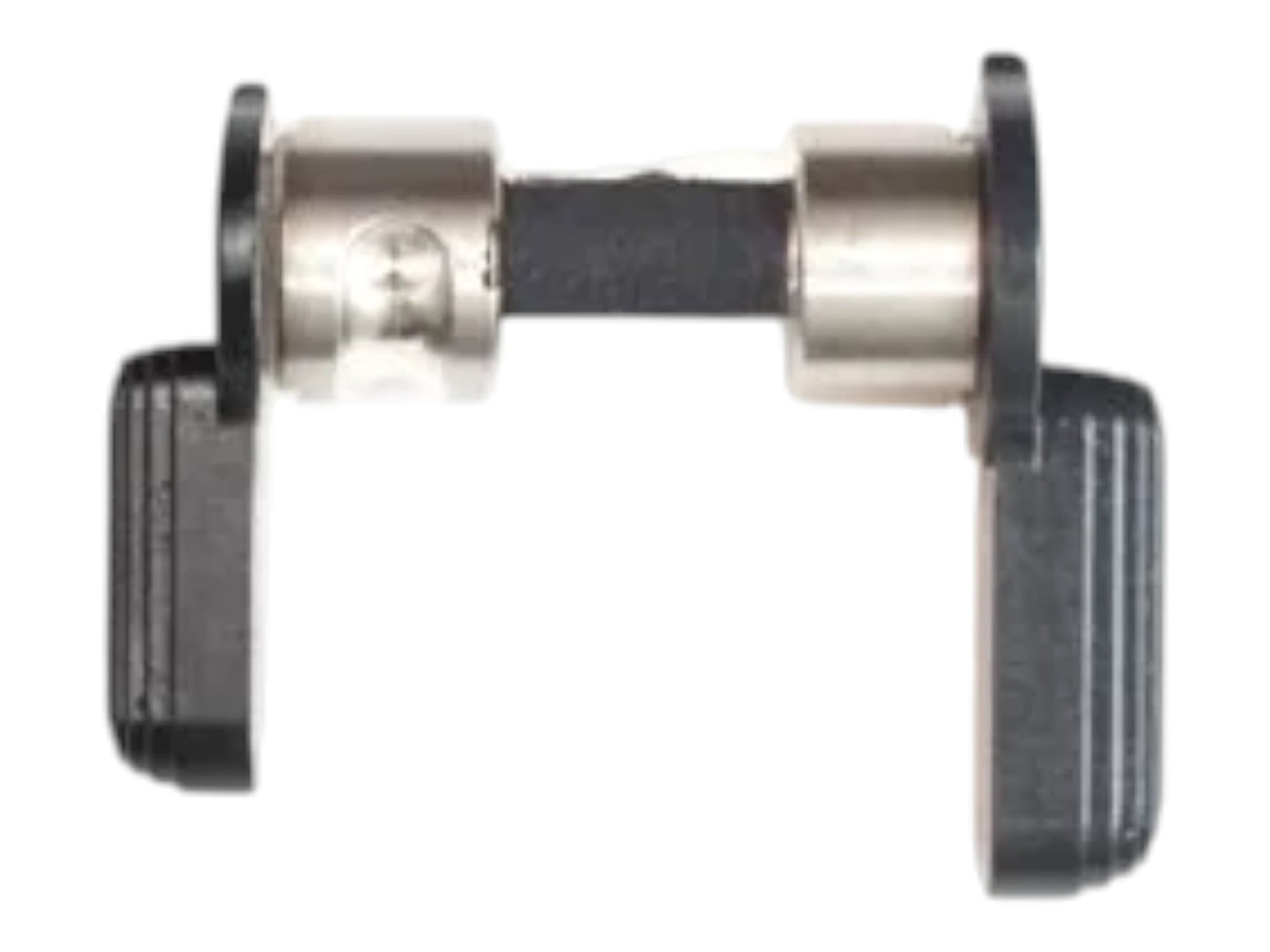 Wolverine MTW ambidextrous three-position selector switch with steel paddles on a stainless barrel