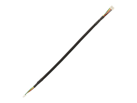 Wolverine MTW advanced electronics wire harness, a short black lead with bare tinned ends