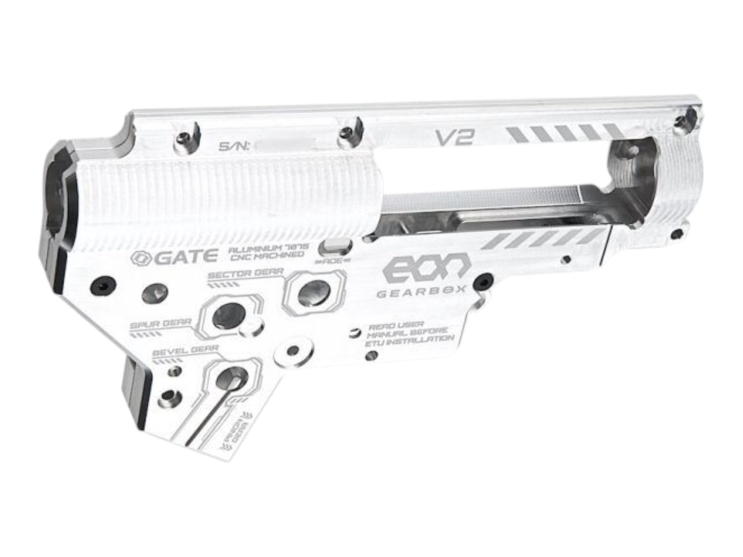Gate EON V2 Gearbox - Silver
