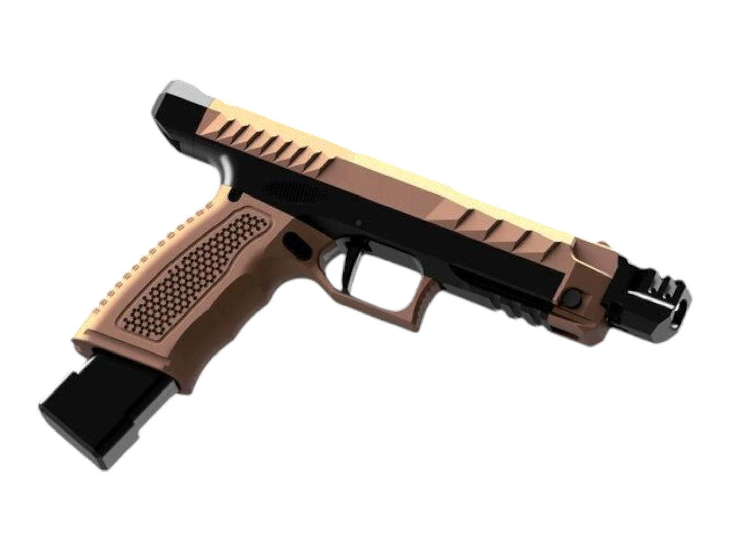 GATE PTX HPA Pistol — CNC Compensator