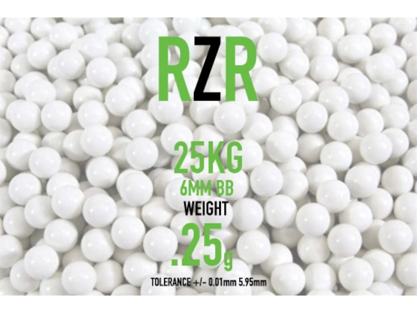 RZR Bulk Airsoft BBs — 10kg & 25kg Sacks