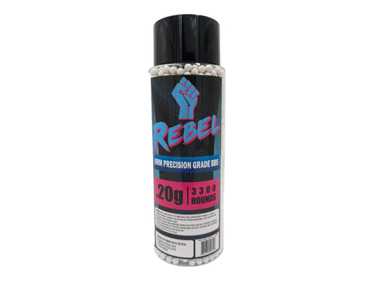 Rebel Precision 6mm BBs 3300ct Bottle - 0.20g