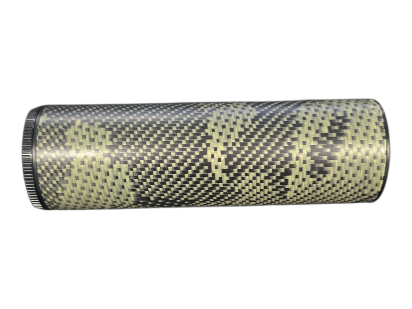 Strike Carbon FAT-CAN Airsoft Suppressor 6" x 50mm — Green 3K Carbon