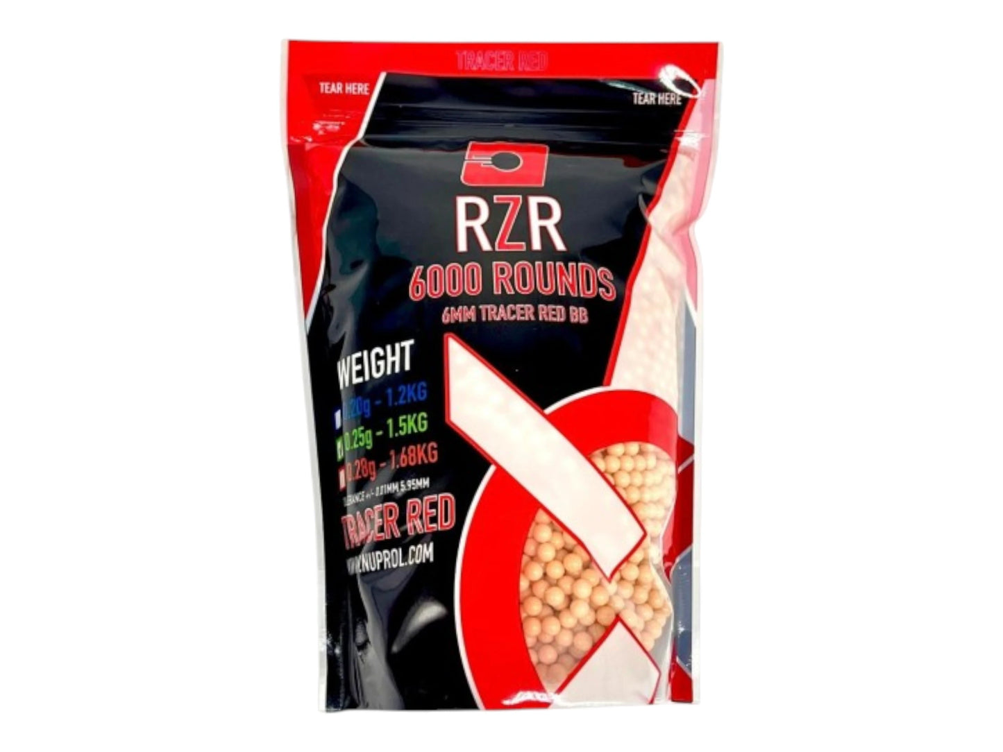 RZR Tracer Airsoft BBs — Standard