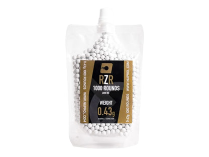 RZR Heavy Airsoft BBs — 0.40g / 0.43g / 0.45g