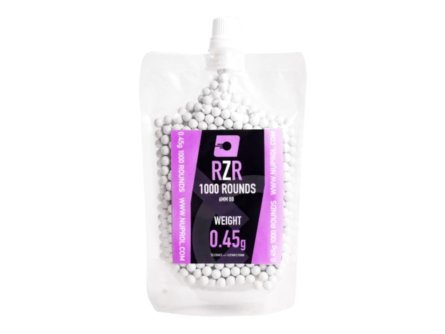 RZR Heavy Airsoft BBs — 0.40g / 0.43g / 0.45g