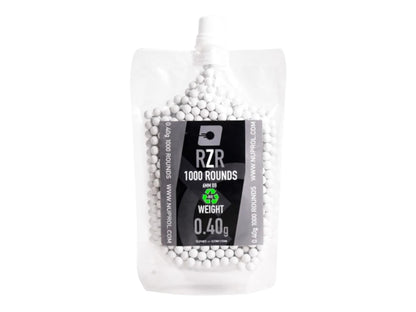 RZR Heavy Airsoft BBs — 0.40g / 0.43g / 0.45g