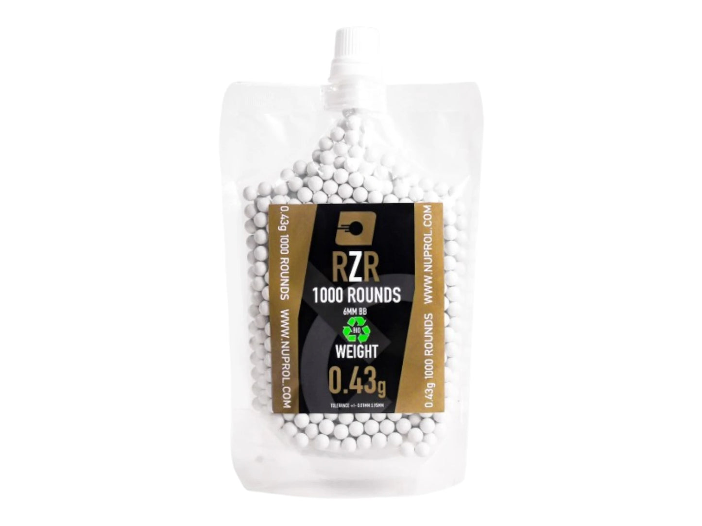RZR Heavy Airsoft BBs — 0.40g / 0.43g / 0.45g