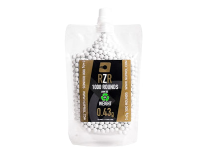 RZR Heavy Airsoft BBs — 0.40g / 0.43g / 0.45g