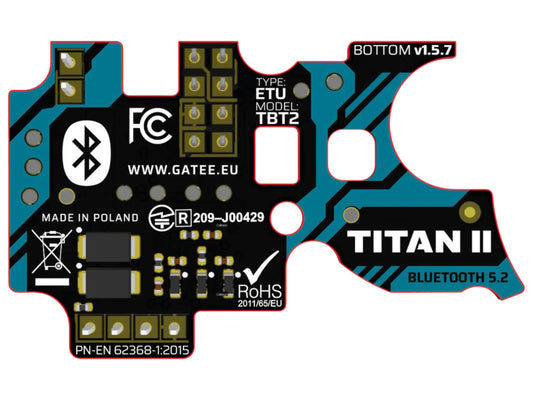 Gate TITAN II Bluetooth® Expert for V2 Gearbox [HPA Front Wired]