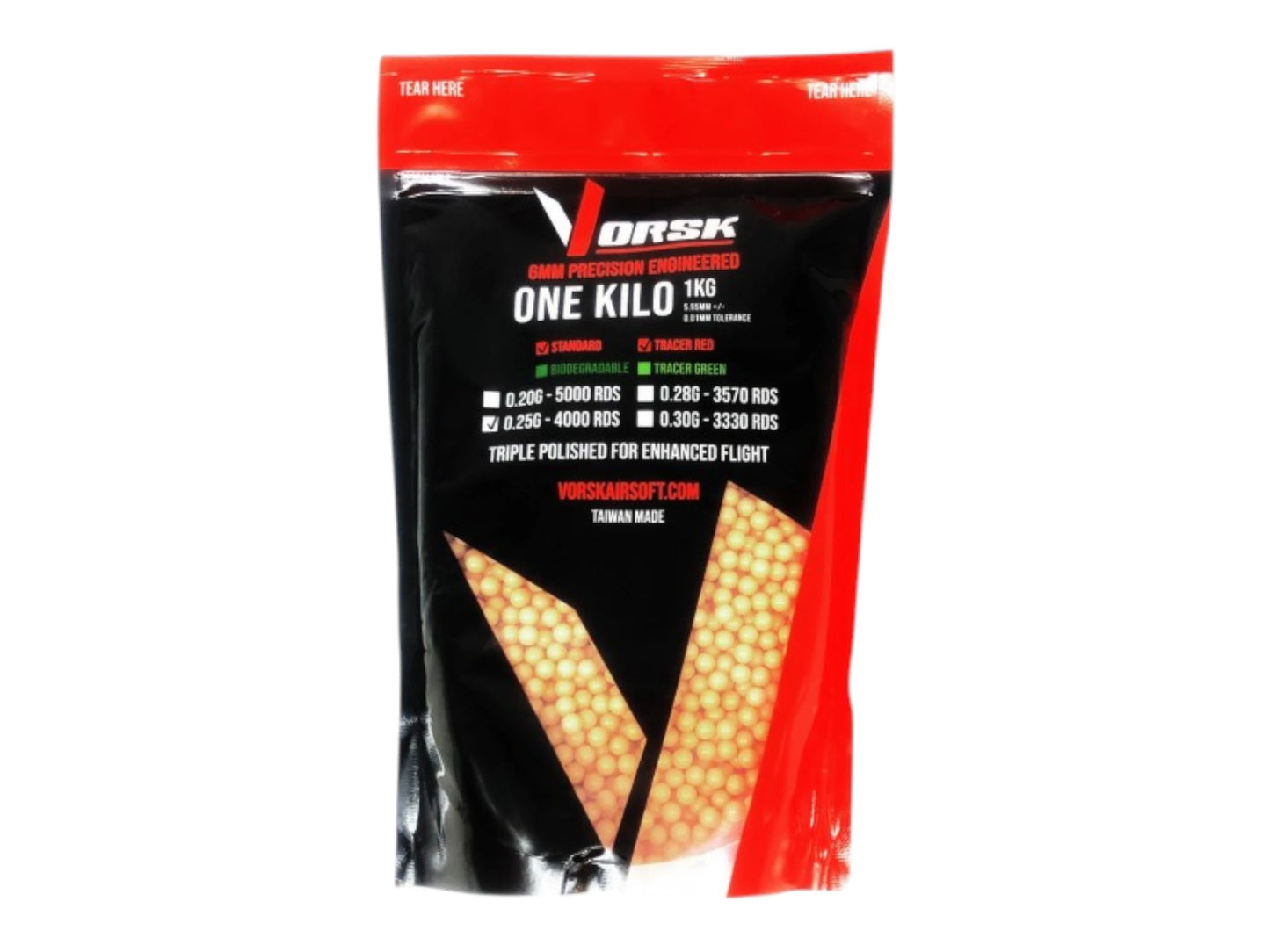 Vorsk 6mm Precision Tracer Airsoft BBs