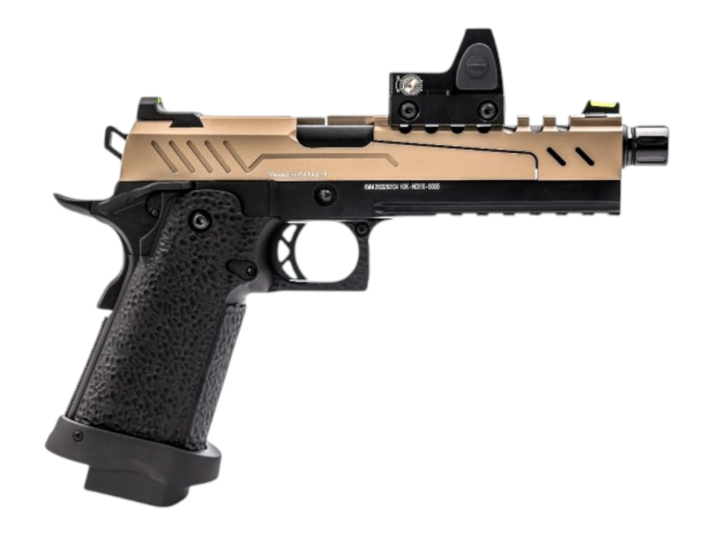 Vorsk Hi-Capa 5.1S Split-Slide + RDS GBB Pistol