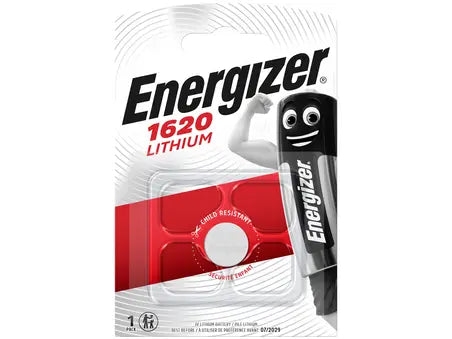 Energizer CR1620 Lithium Coin Cell Batteries | 1 Pack