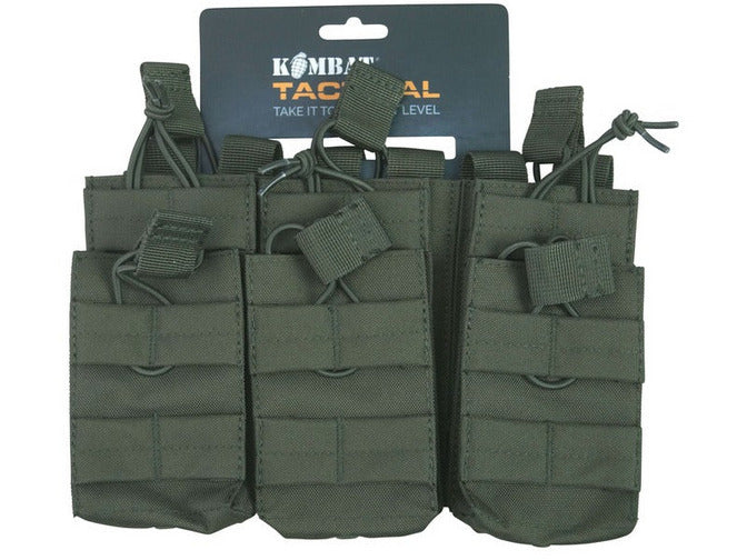 Triple Duo Mag Pouch - Olive Green