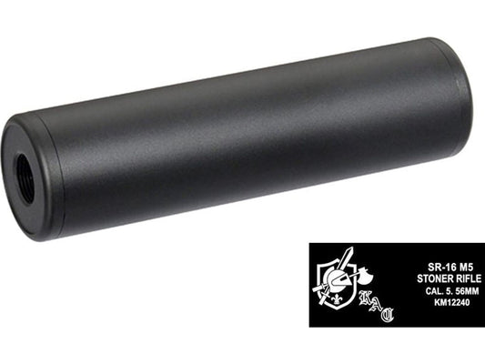 CCCP Kings Armament 5.56mm Silencer (14mm Thread - 130mmx35mm - Black)