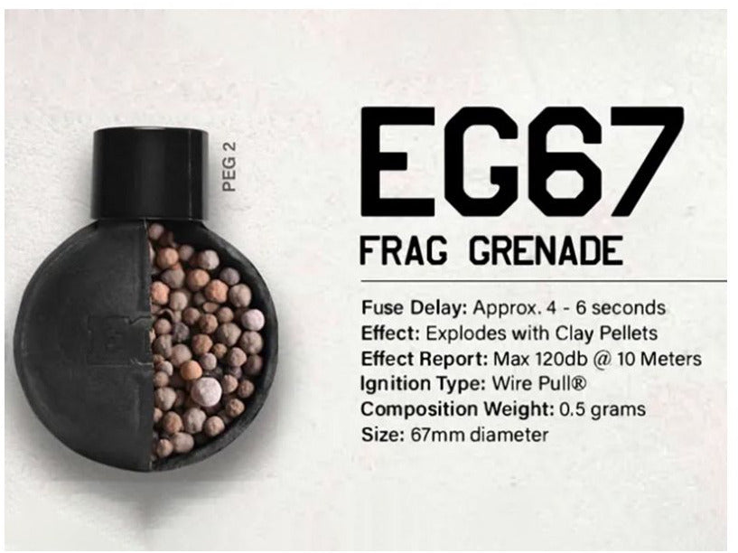 Eg67 Enola Gaye - EG67 Airsoft Frag Grenade – Titan Forge Airsoft